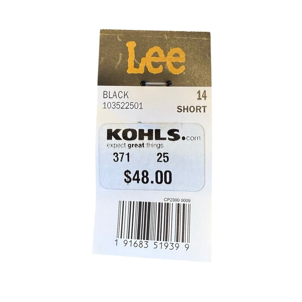 Lee Womens 14 (33 x 29) Short Black Bootcut Jeans NWT - Picture 5 of 12
